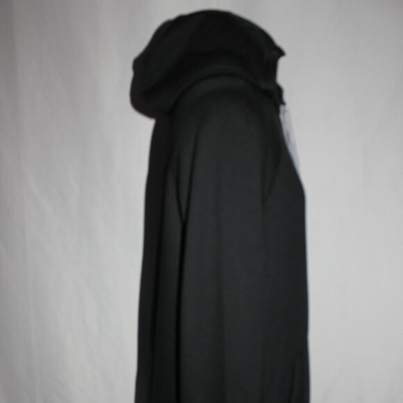 Nike Just Do It Dri Fit Fleece Hoodie Women's Med Black Cabincore Gorpcore Cozy - Picture 6 of 10